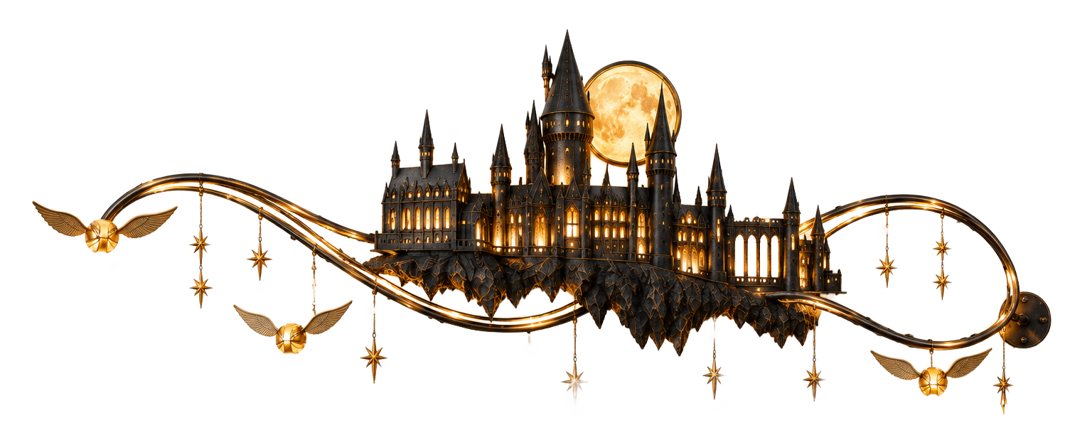 Harry Potter castle wall light